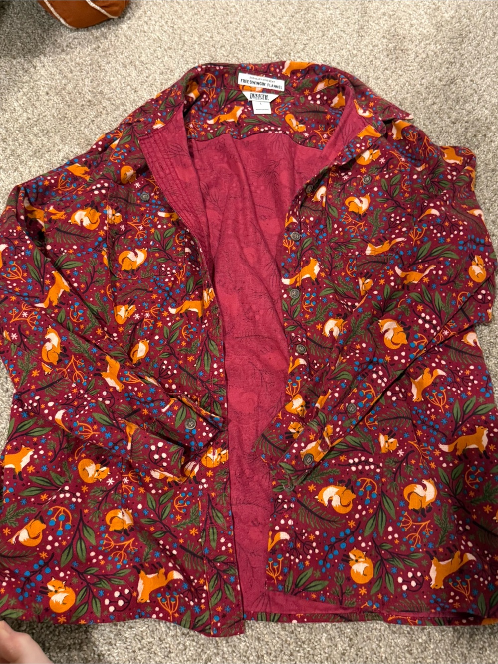 Duluth Trading Co Free Swingin’ Flannel